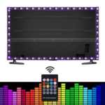 Светодиодная RGB лента 5 метров с пультом и адаптером LED
