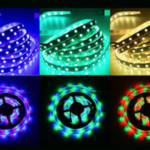 Светодиодная RGB лента 5 метров с пультом и адаптером LED