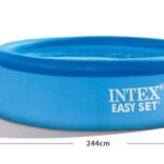 Басейн сімейний наливний круглий Intex 244х76 см