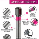 Фен-стайлер 5в1 у шкіряному кейсі для різних типів волосся